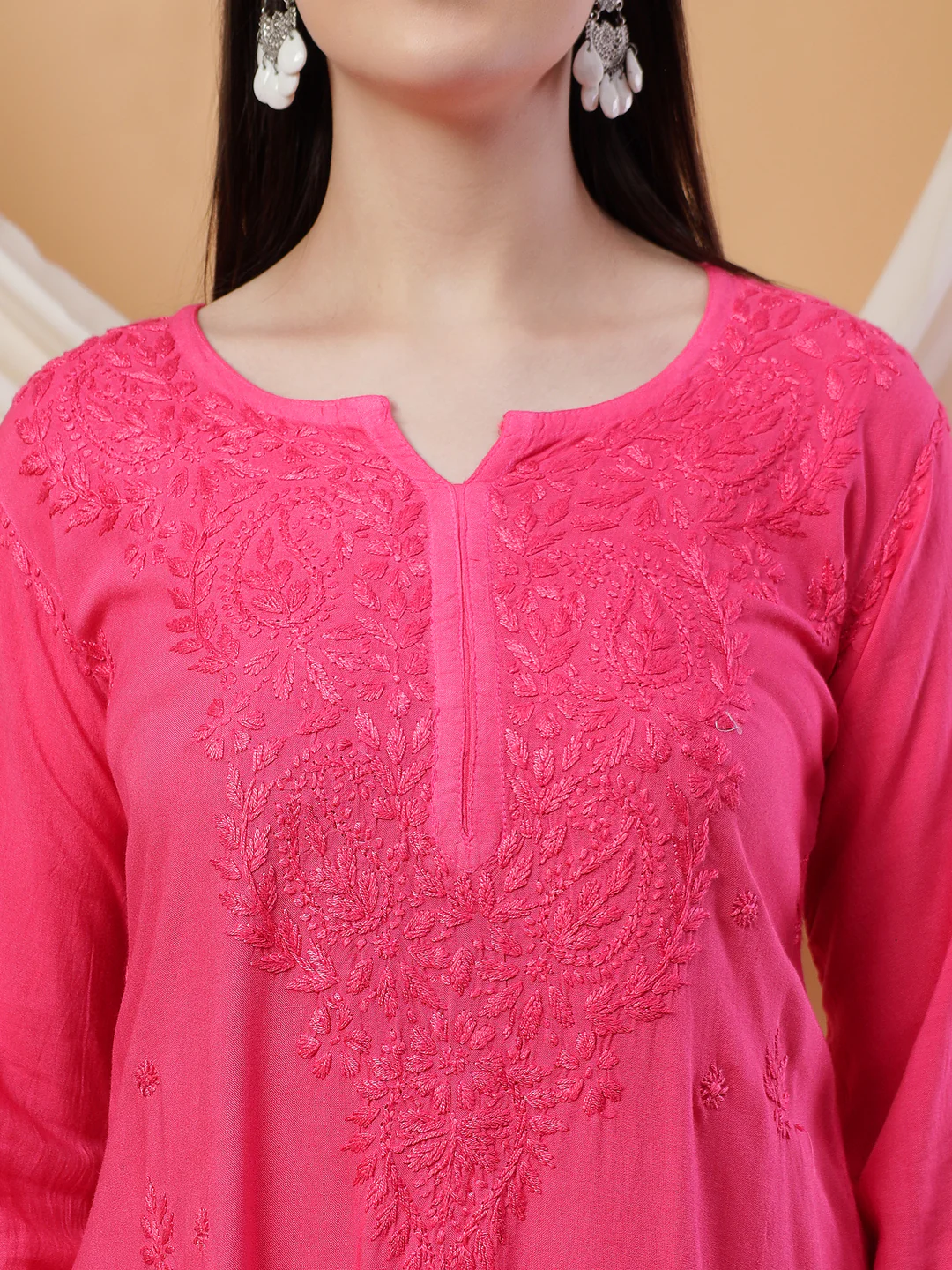 Meher Chikankari Ombre Rayon Co-ord Set