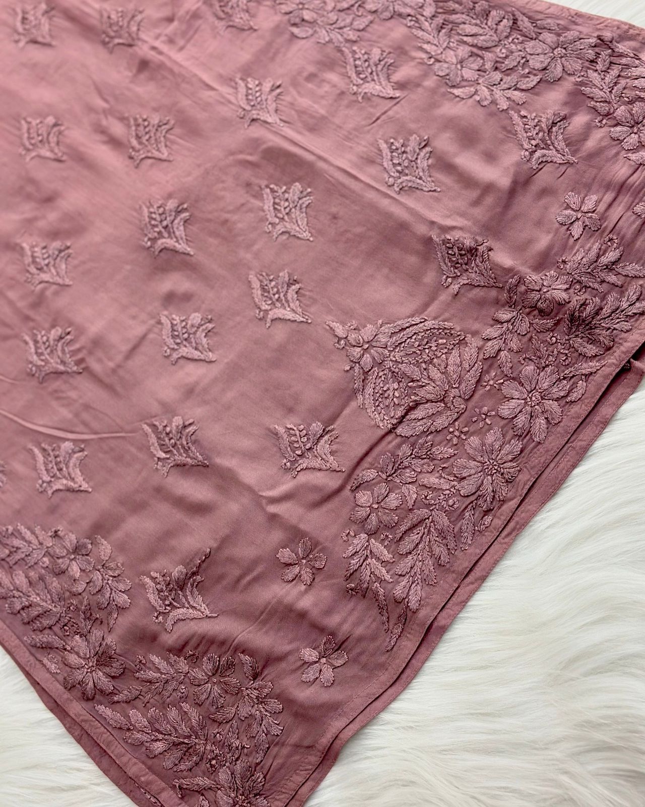 Premium Mauve Dye Modal And Pant Set