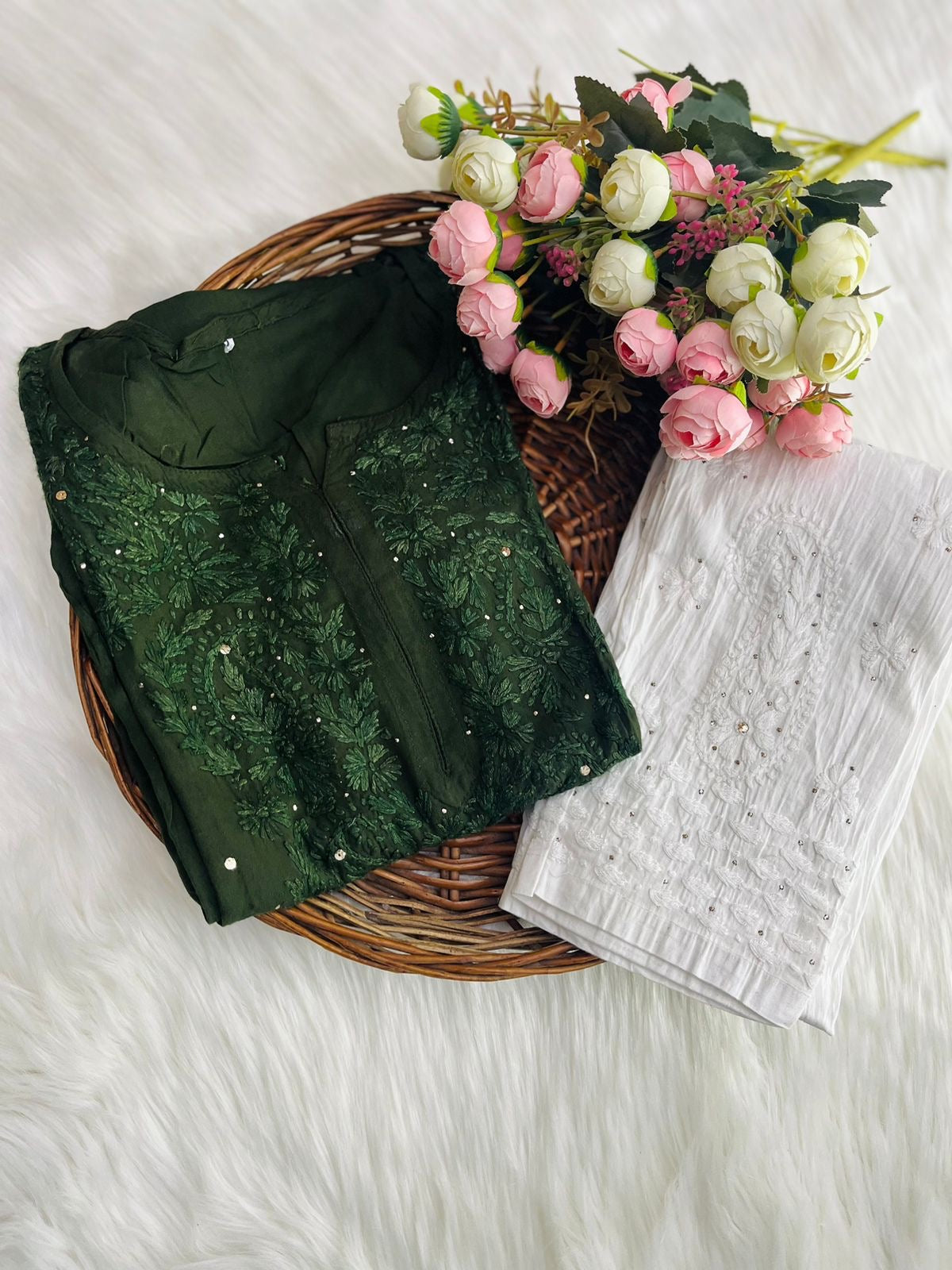 Ryon Mukaish Kurta & Pant Set