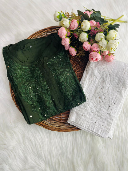 Ryon Mukaish Kurta & Pant Set
