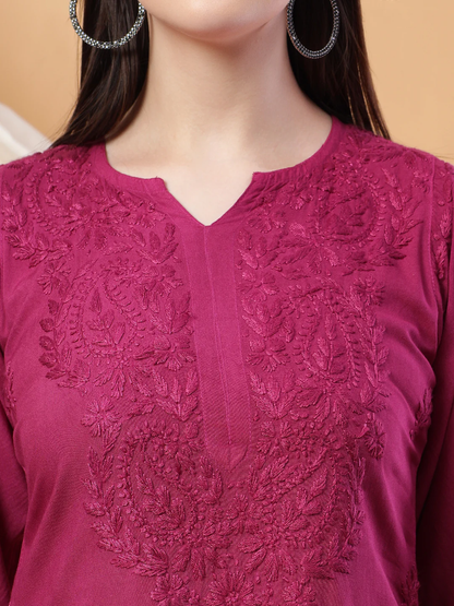 Meher Chikankari Ombre Rayon Co-ord Set