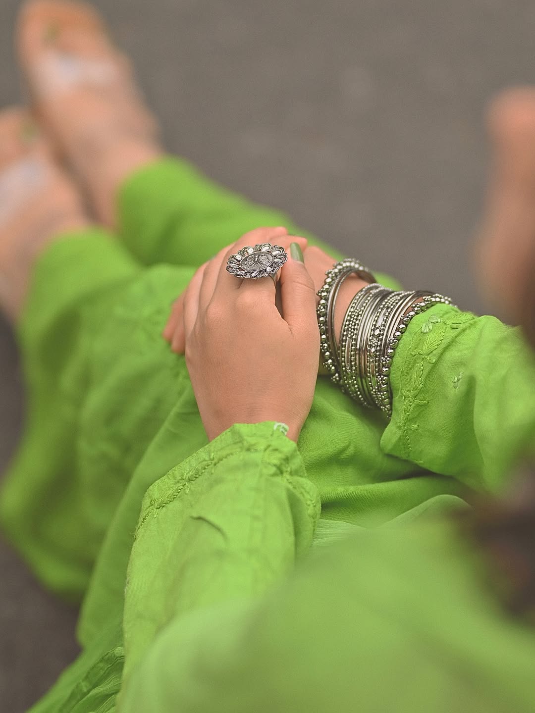 Chikankari Ryon Cotton Ombre Dyed 3pc Suit in 7 Beautiful colors