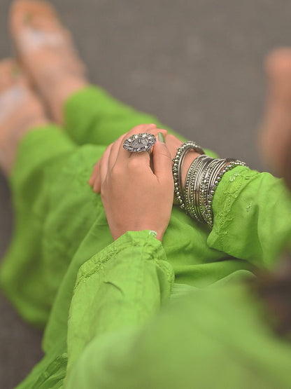 Chikankari Ryon Cotton Ombre Dyed 3pc Suit in 7 Beautiful colors