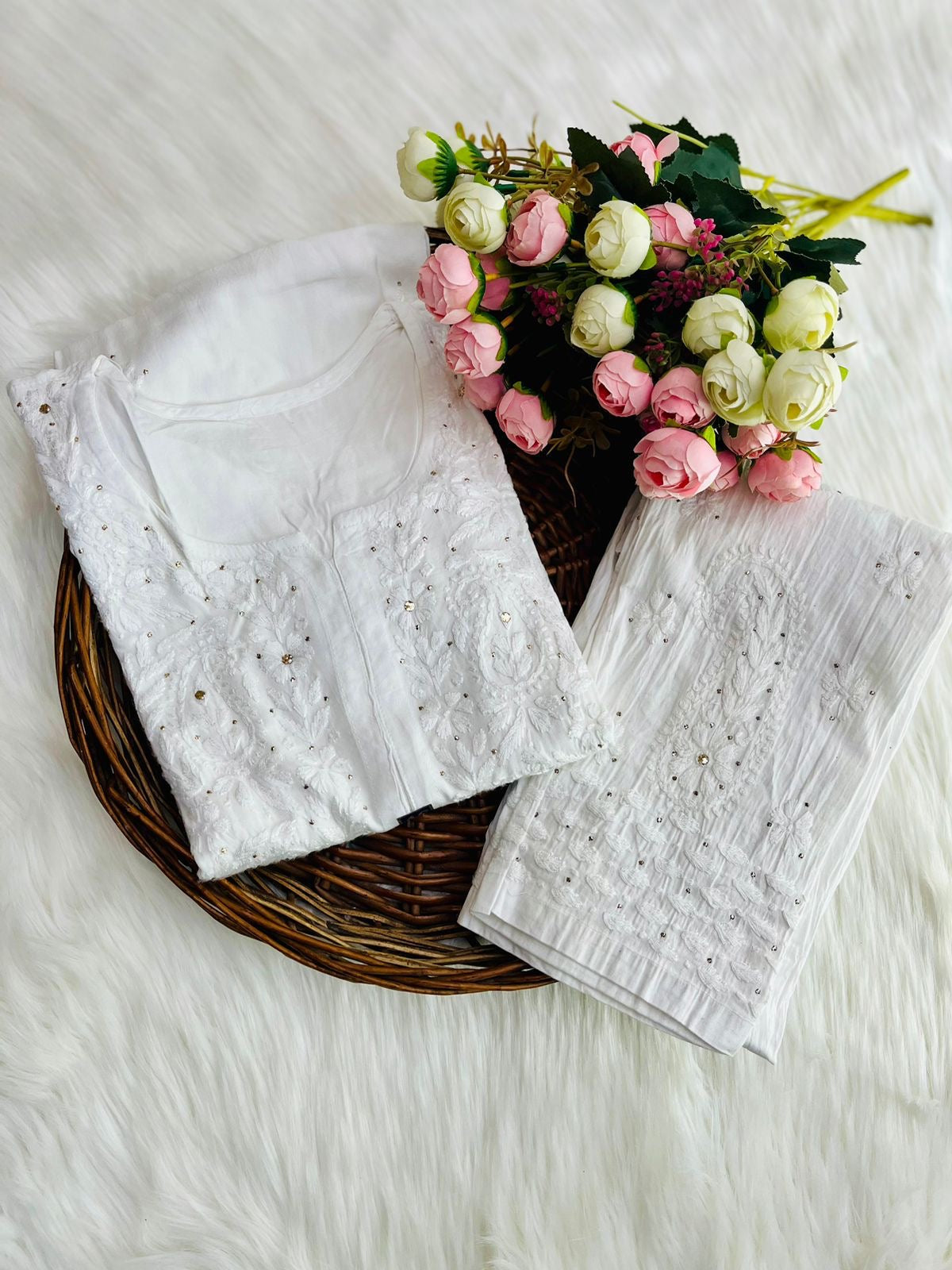 Ryon Mukaish Kurta & Pant Set