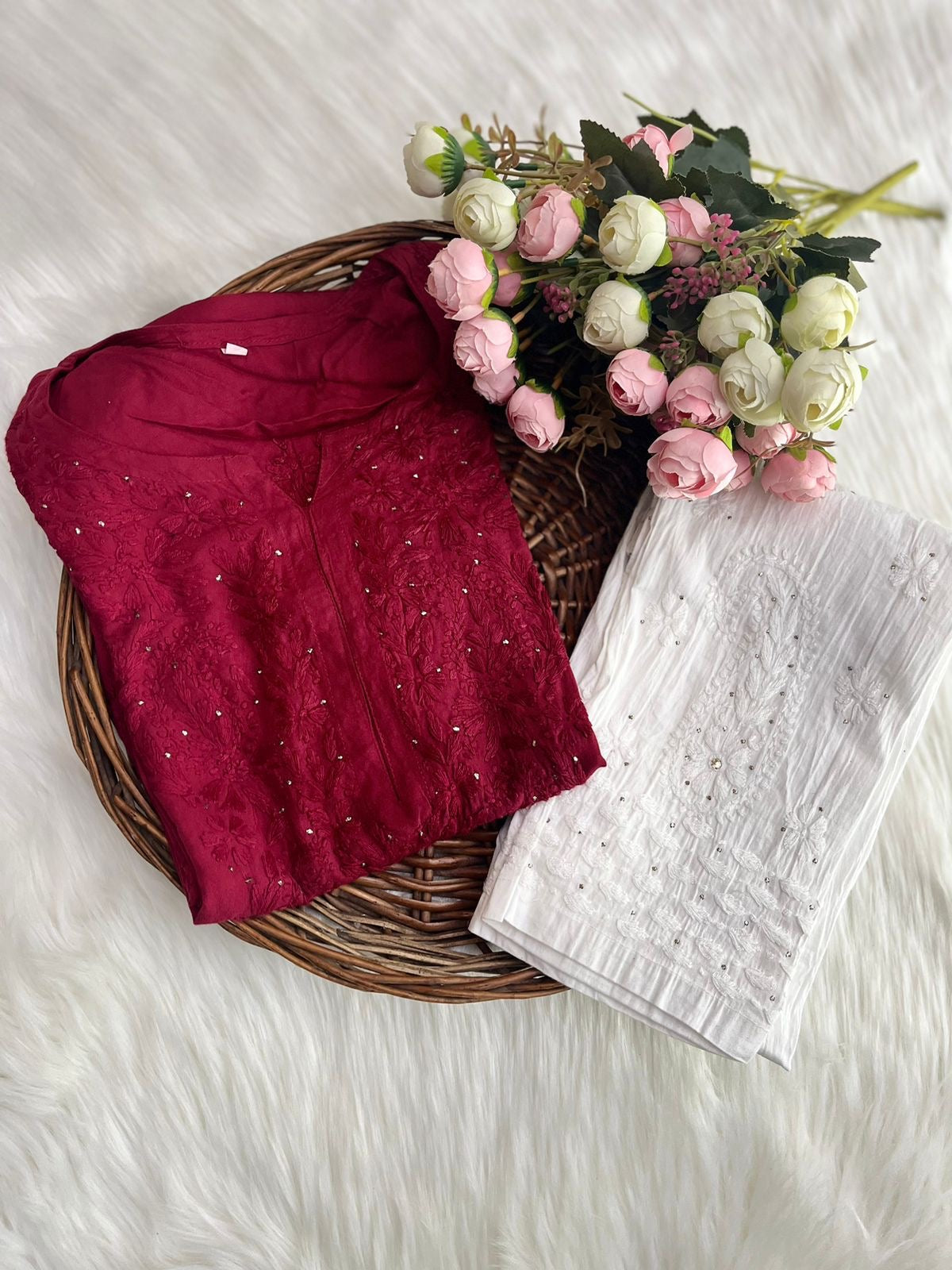 Ryon Mukaish Kurta & Pant Set